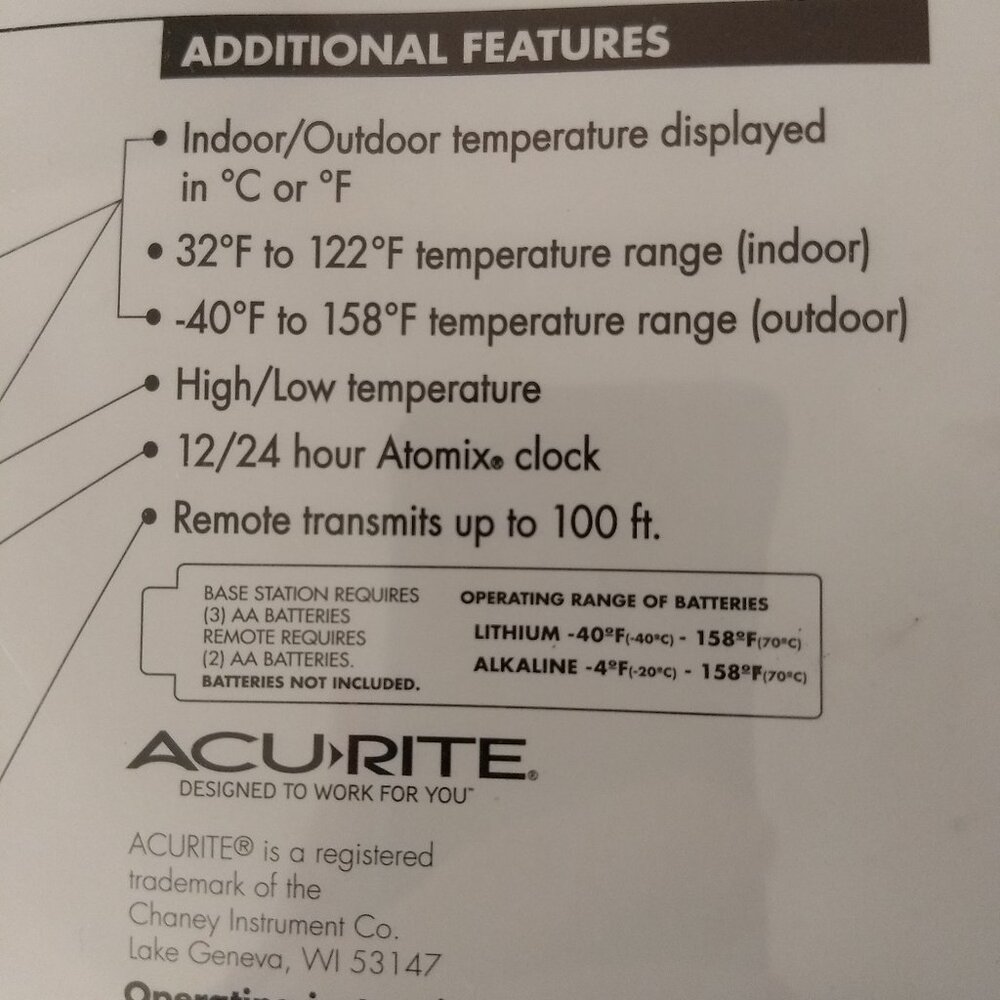 Wireless Digital Weather Thermometer - Picture 3 of 3